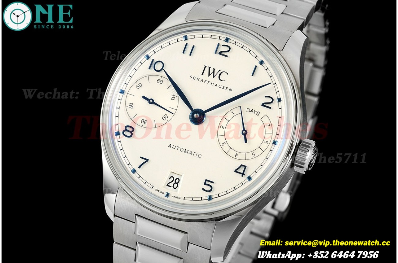 Portugieser 7 Days 2024 42mm SS/SS White Dial APS A52010