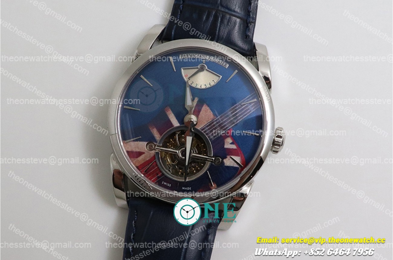 Parmigiani Fleuier - Reserve De Marche Hebdomadaire PFS251 SS/LE Blue JBF Tourb
