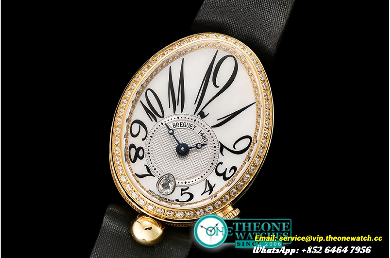 Breguet - Queen of Naples Ladies Dm YG/LE Wht MOP ZF Jap 6T51