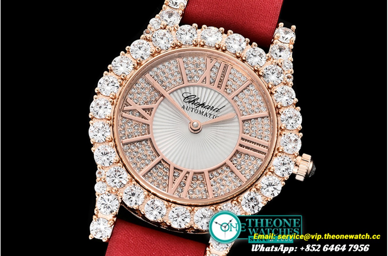 Chopard - L'Heure Du Diamant Round RG/LE (Red) Rose Gold MY9015
