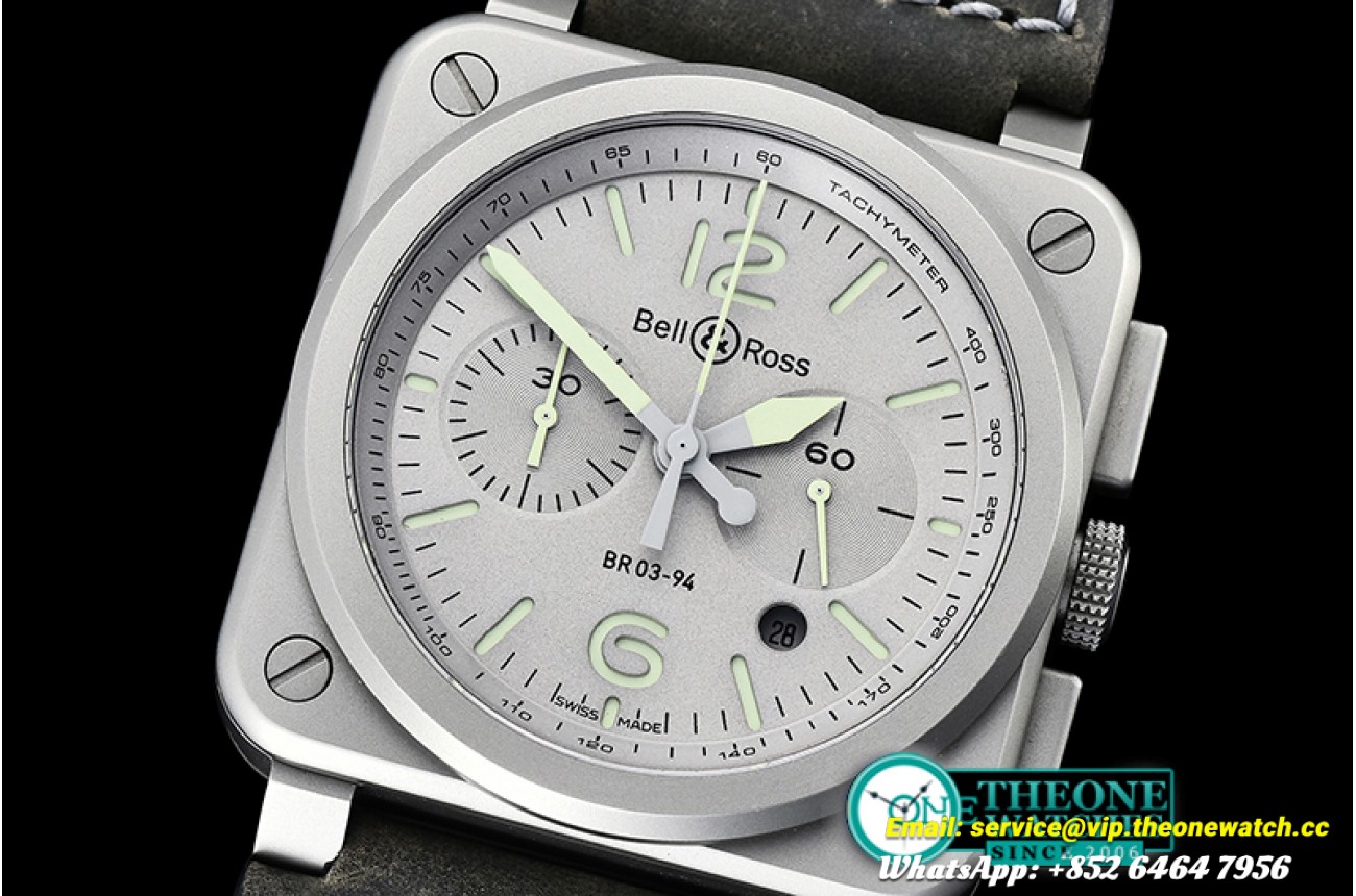 Bell & Ross - BR03-94 Horolum Chronograph SS/LE Grey Asia 7750