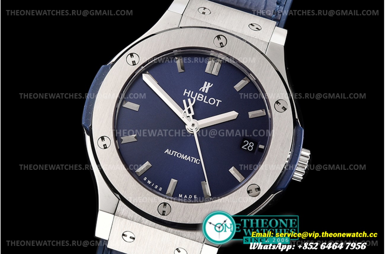 Hublot - Classic Fusion Bang 38mm SS/LE/RU Blue JJF A2892