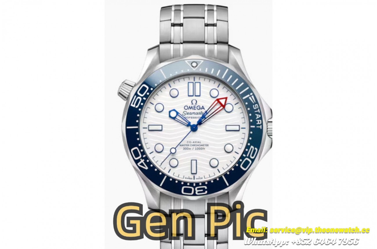 Seamaster 300m America's Cup 42mm SS/SS White Dial VSF VS8806 Super Clone