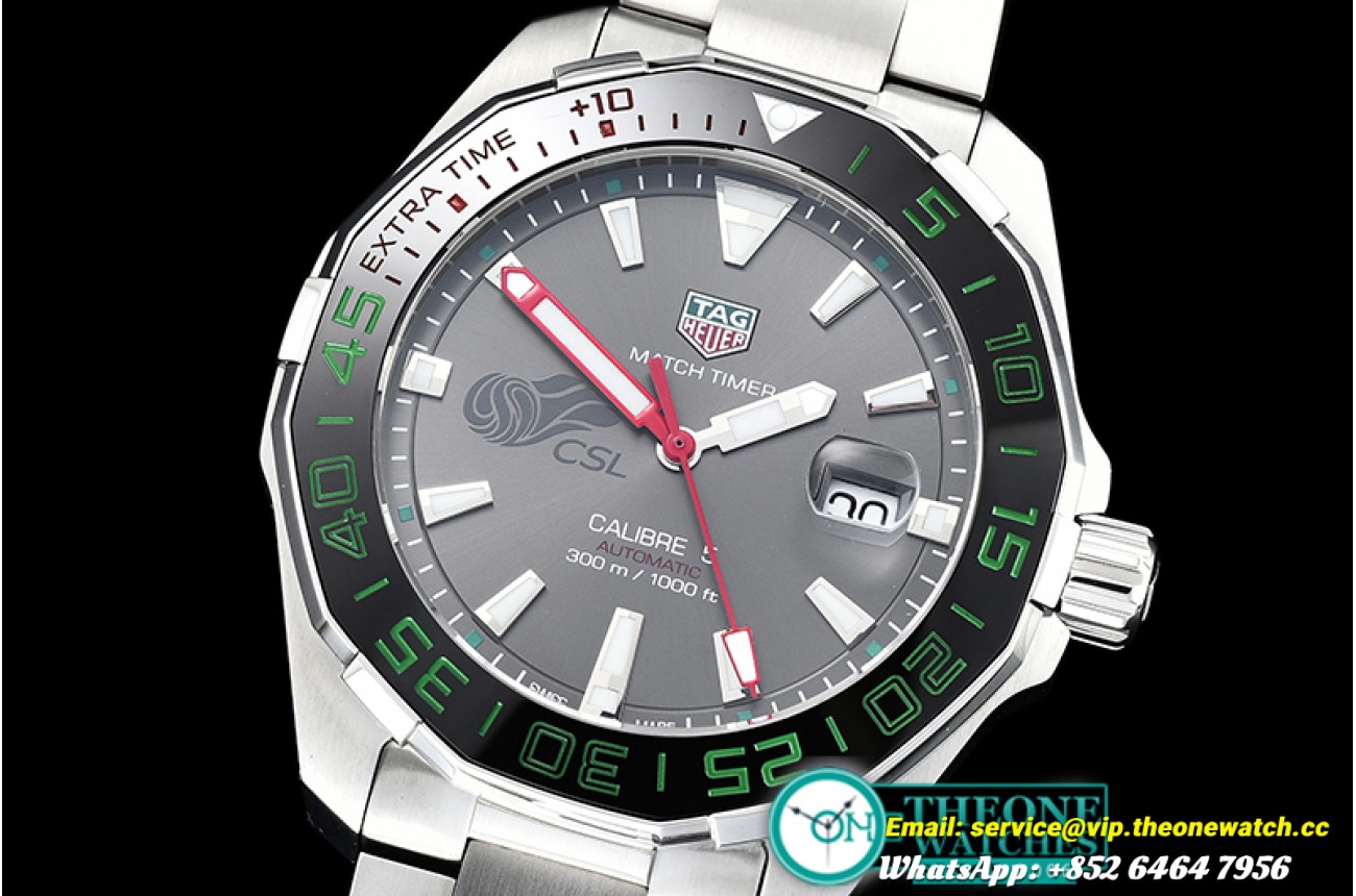 Tag Heuer - Aquaracer CSL League SS/SS Grey GSF Asia 2824
