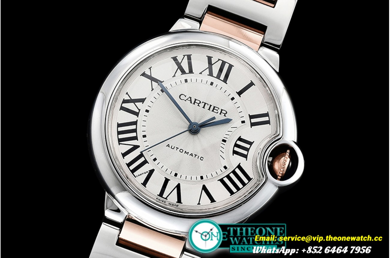 Cartier - Balon Bleu Unisex 36mm RG/SS Wht BVF Jap NH05