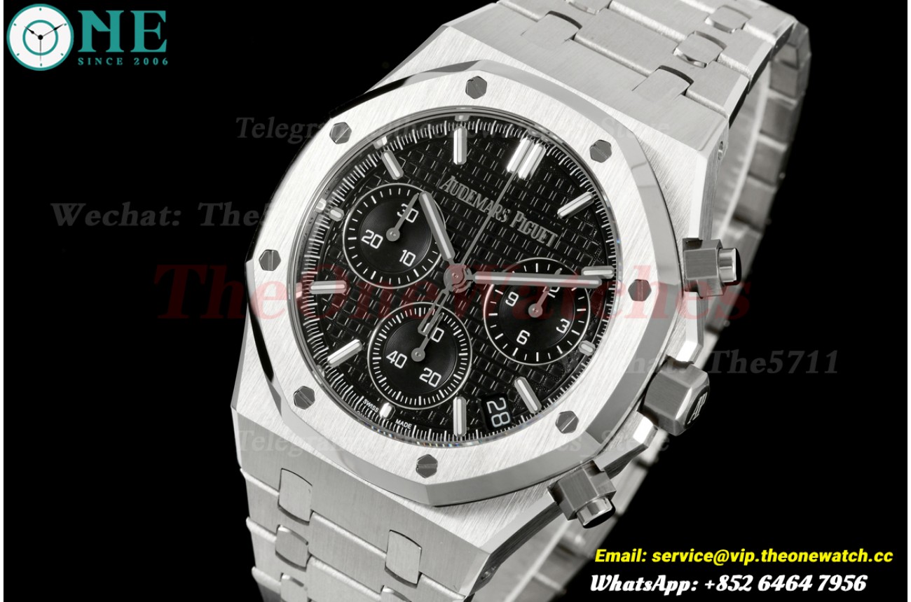 Royal Oak Chrono 26240 41mm SS/SS Black Dial DDSF DD4401 Super Clone
