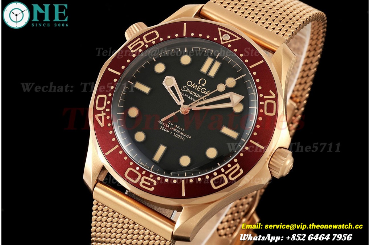 Seamaster 300m 2025 42mm RG/RG Black Dial VSF A8806