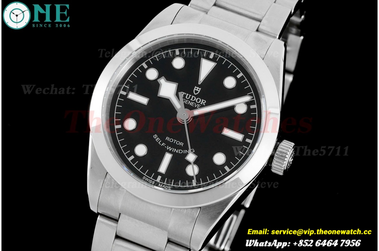 Heritage Black Bay 36mm SS/SS Black/Dot KRF V4 A2824