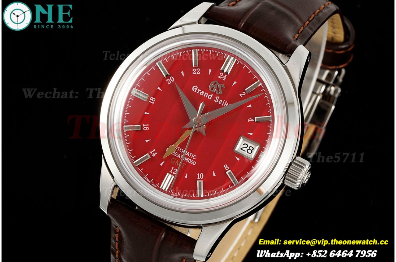 Elegance GMT 39.5mm Red Dial GSF NH34
