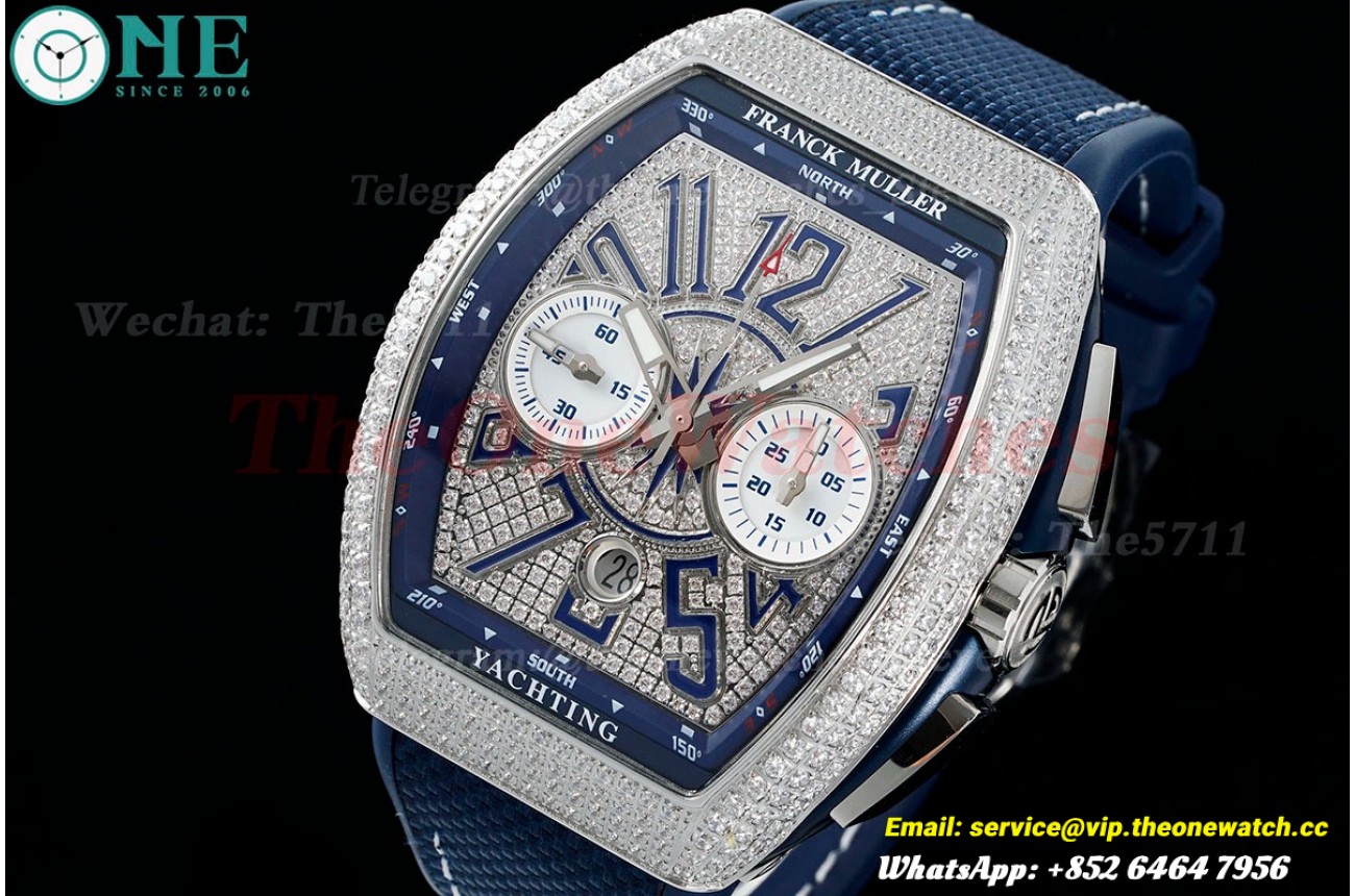 Vanguard Chrono Dia SS/LE Diamond Dial ABF A7750