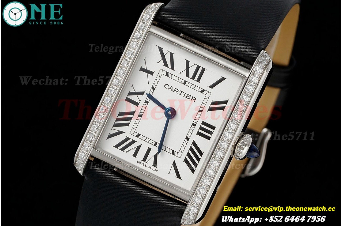 Tank Must 25mm Dia SS/SA White Dial AF Quartz