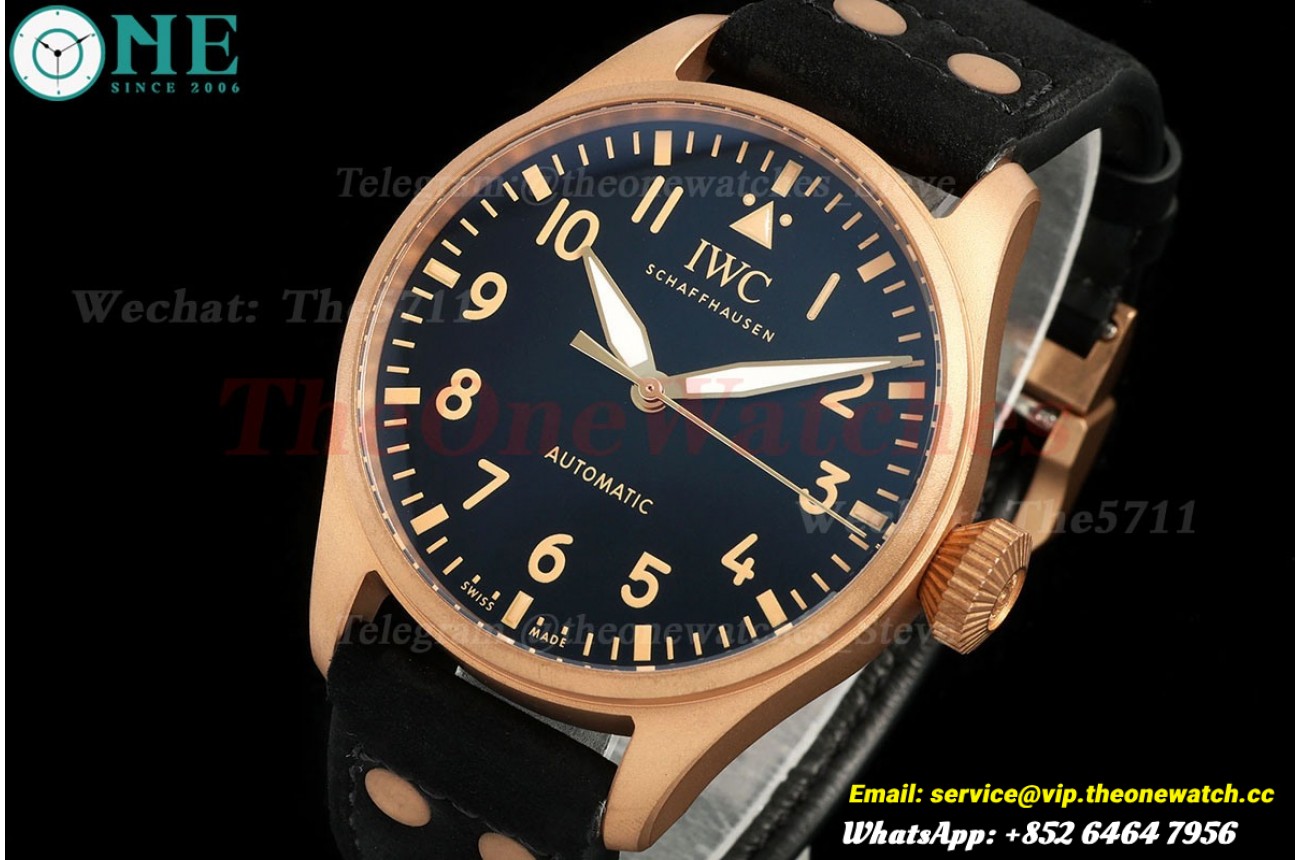 Big Pilot Spitfire 'Mr Porter' 43mm Bronze/LE Black Dial M+ 8N24
