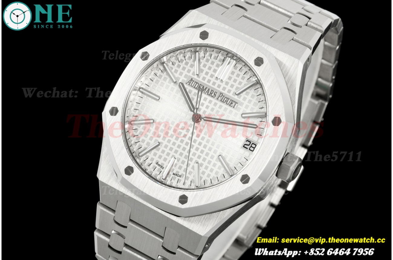Royal Oak 41mm 15510 SS/SS Silver/Stk DDF DD4302 Super Clone