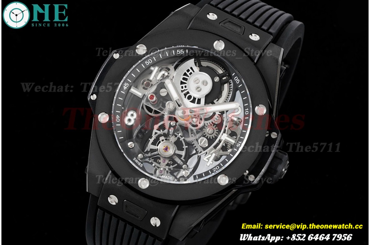 Big Bang Unico Tourbillon 45mm Black Ceramic/RU HBF HW6035