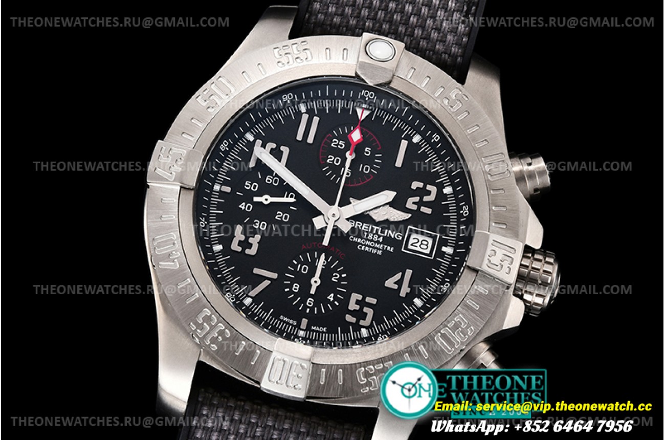Breitling - Avenger Bandit SS/NY Black/Num OXF A7750
