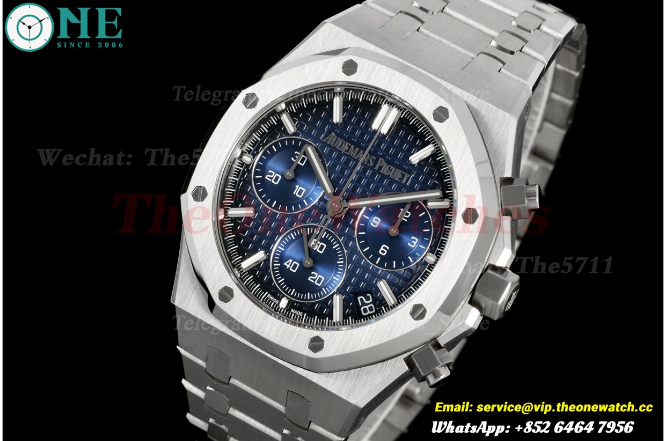 Royal Oak Chrono 26240 41mm SS/SS Omber Blue Dial DDSF DD4401 Super Clone