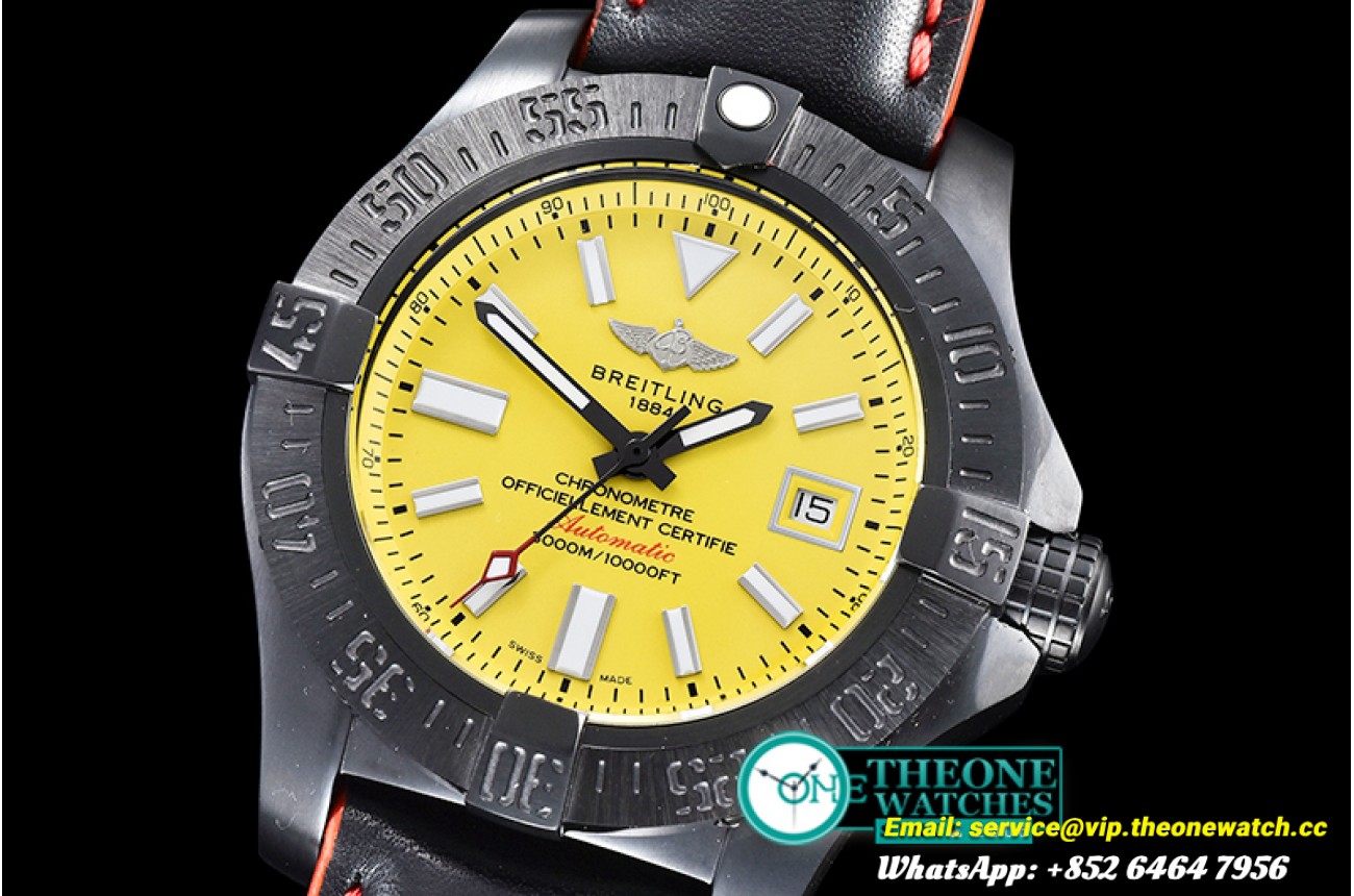 Breitling - Avenger Seawolf 45mm DLC/LE Black ANF Asia 2836