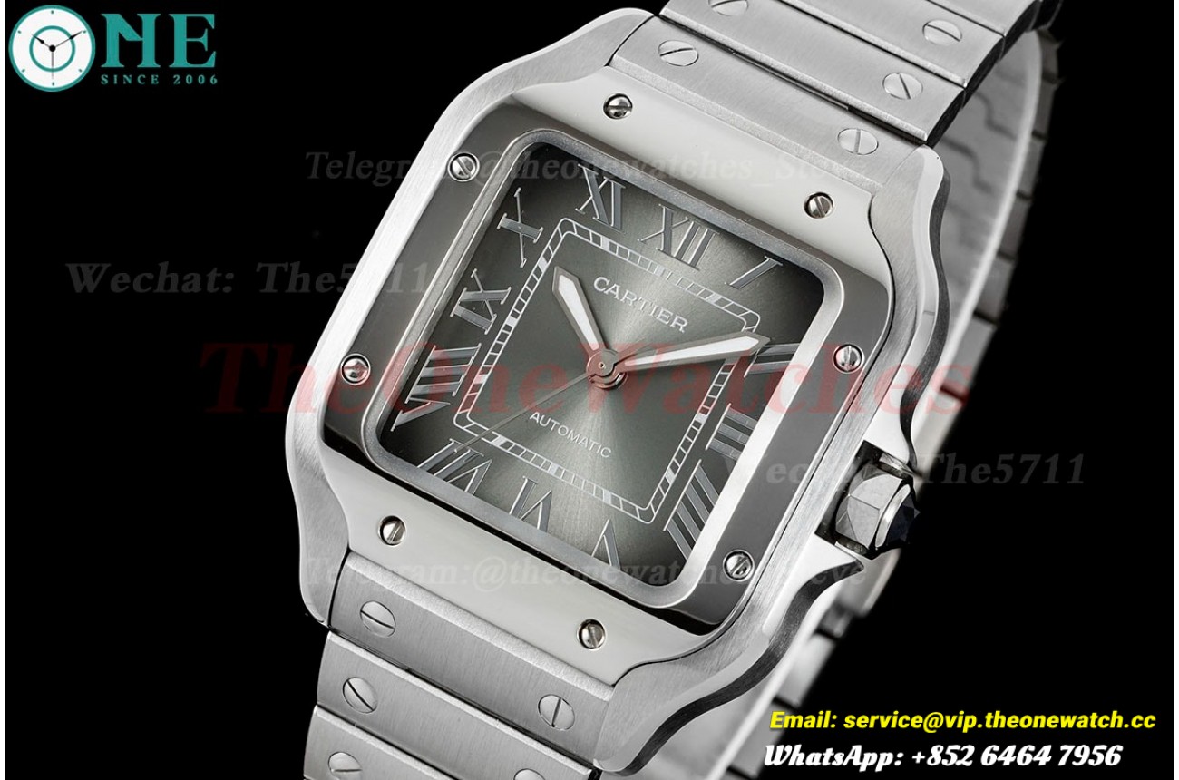 Santos De Cartier 35mm SS/SS Grey Dial AF MY9015