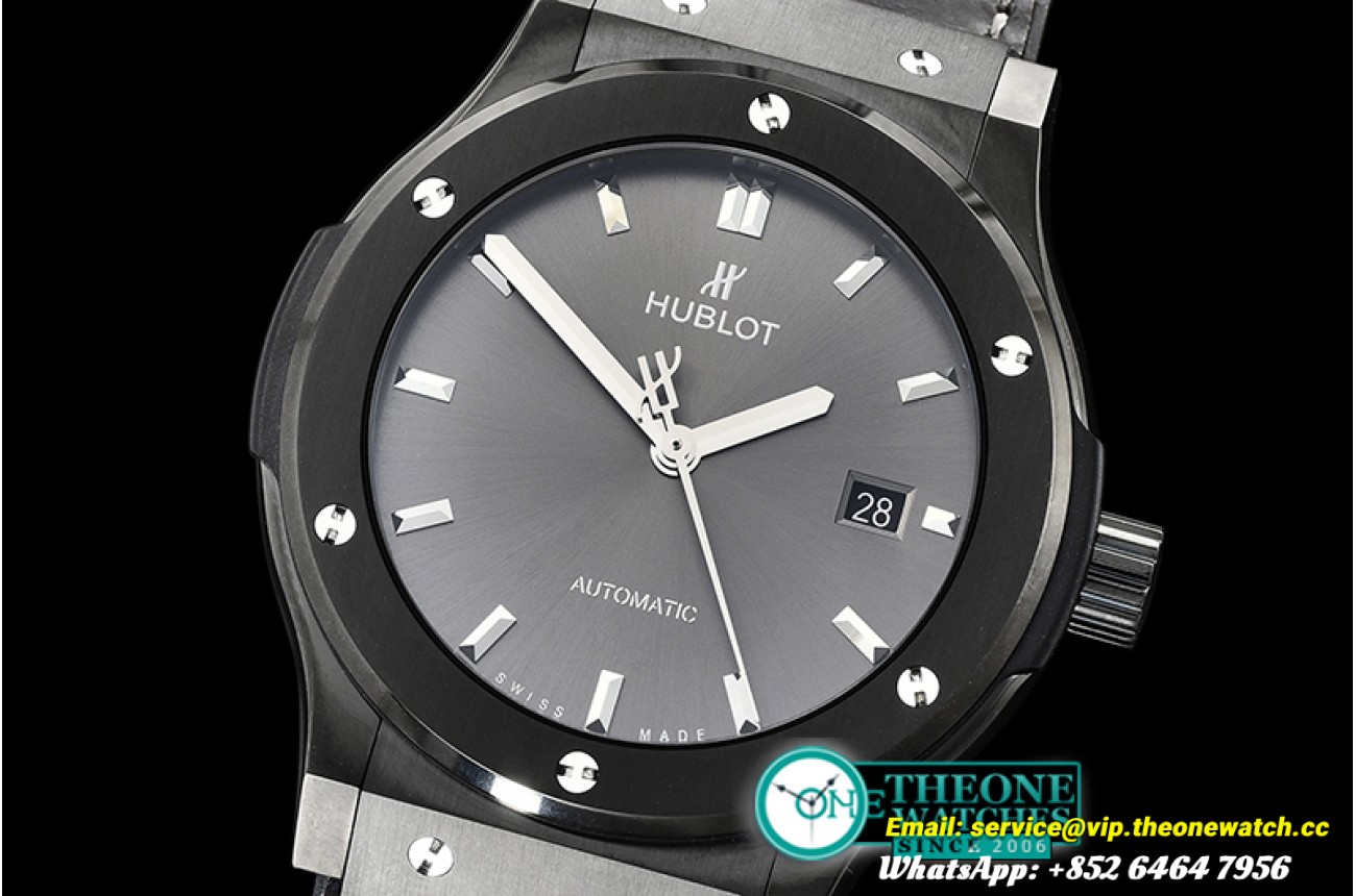 Hublot - Classic Fusion Bang 42mm DLC/LE/RU Grey JJF A2892