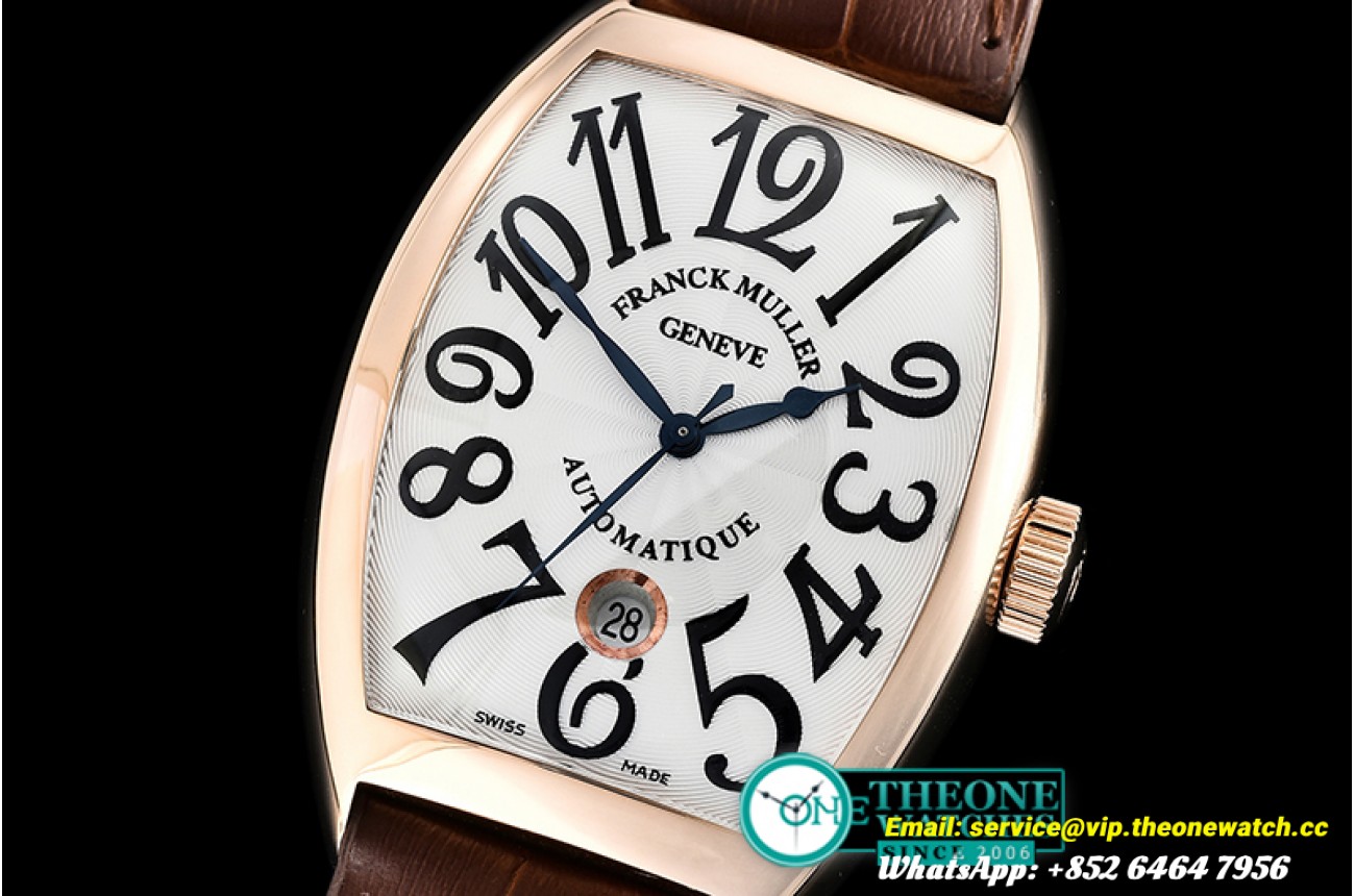 Franck Muller - Casablanca 8880 Automatique RG/LE White/Num TW Asia 2824