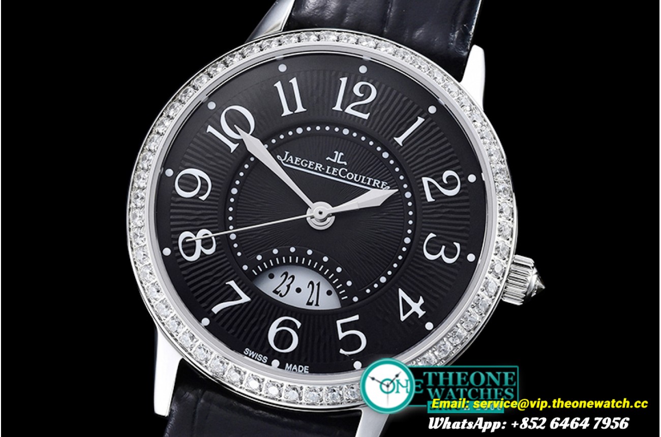 Jaeger LeCoultre - Rendez-Vous Date Diams Ladies SS/LE Black MY9015 Mod
