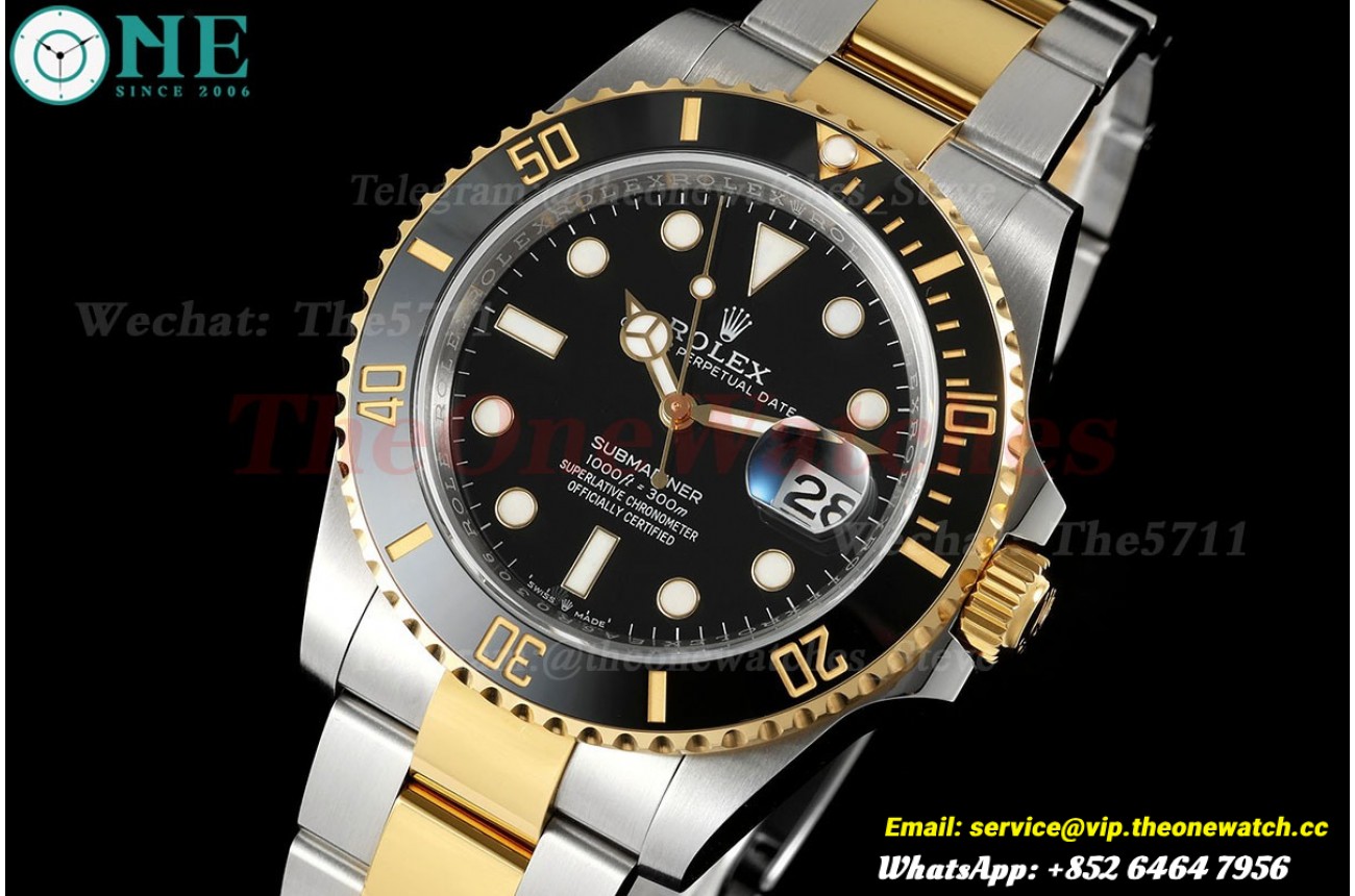 Submariner 126613LN 41mm SS/YG Black/Dot EWEF A3235