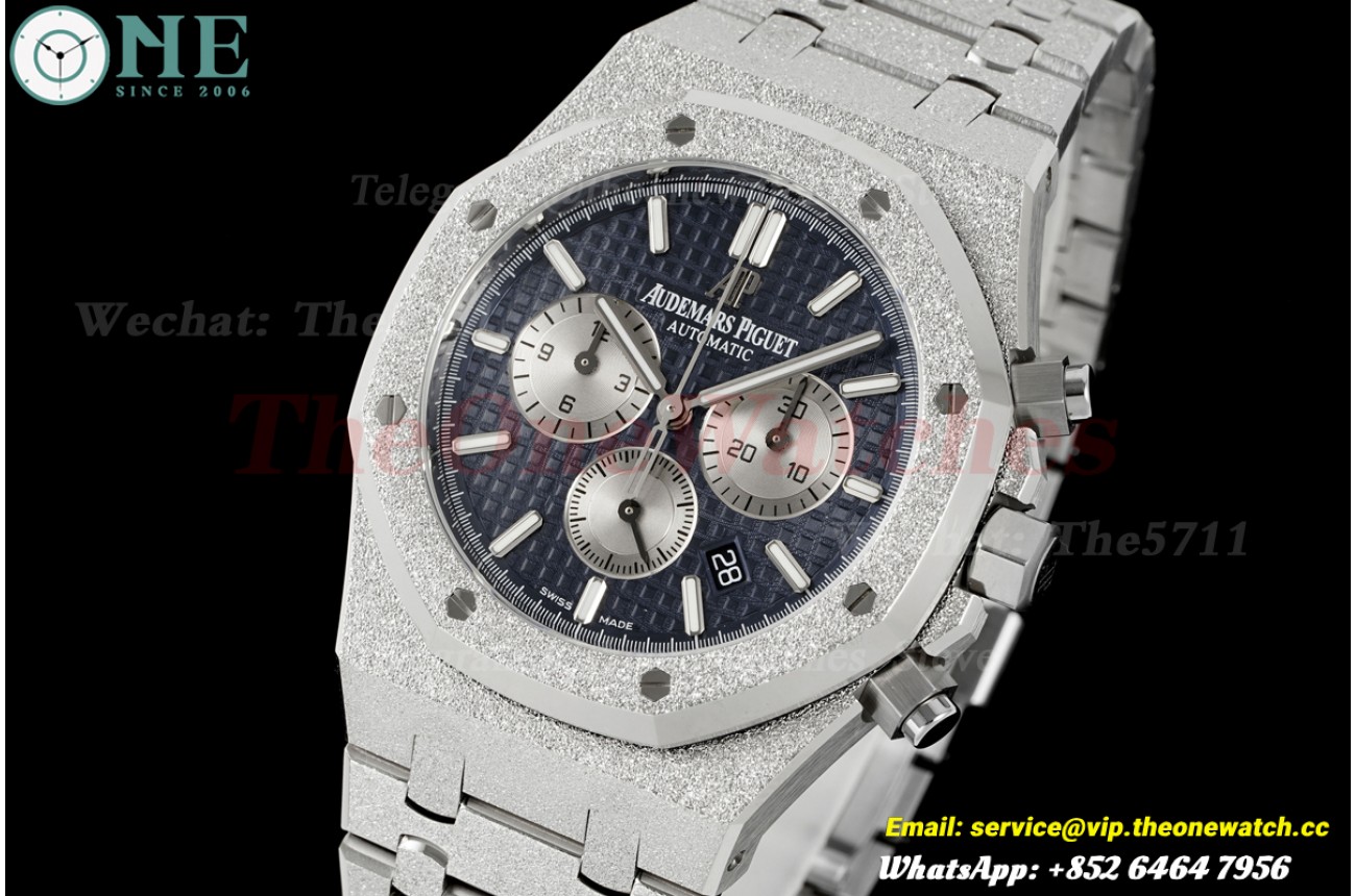 Royal Oak Chrono 26331 Frosted  41mm SS/SS Blue Dial APWF DD4801