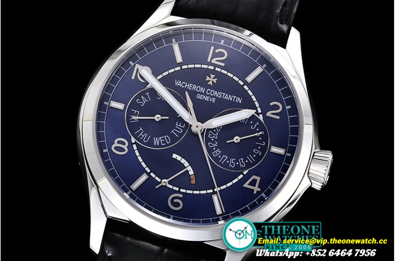 Vacheron Constantin - Traditionnelle Day-Date & Power Reserve SS/LE Blue A2475