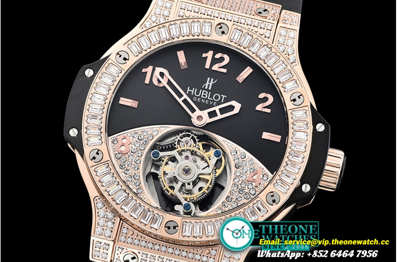 Hublot - Big Bang 44mm Tourbillon DIAM/RG/RU Flying Tourb