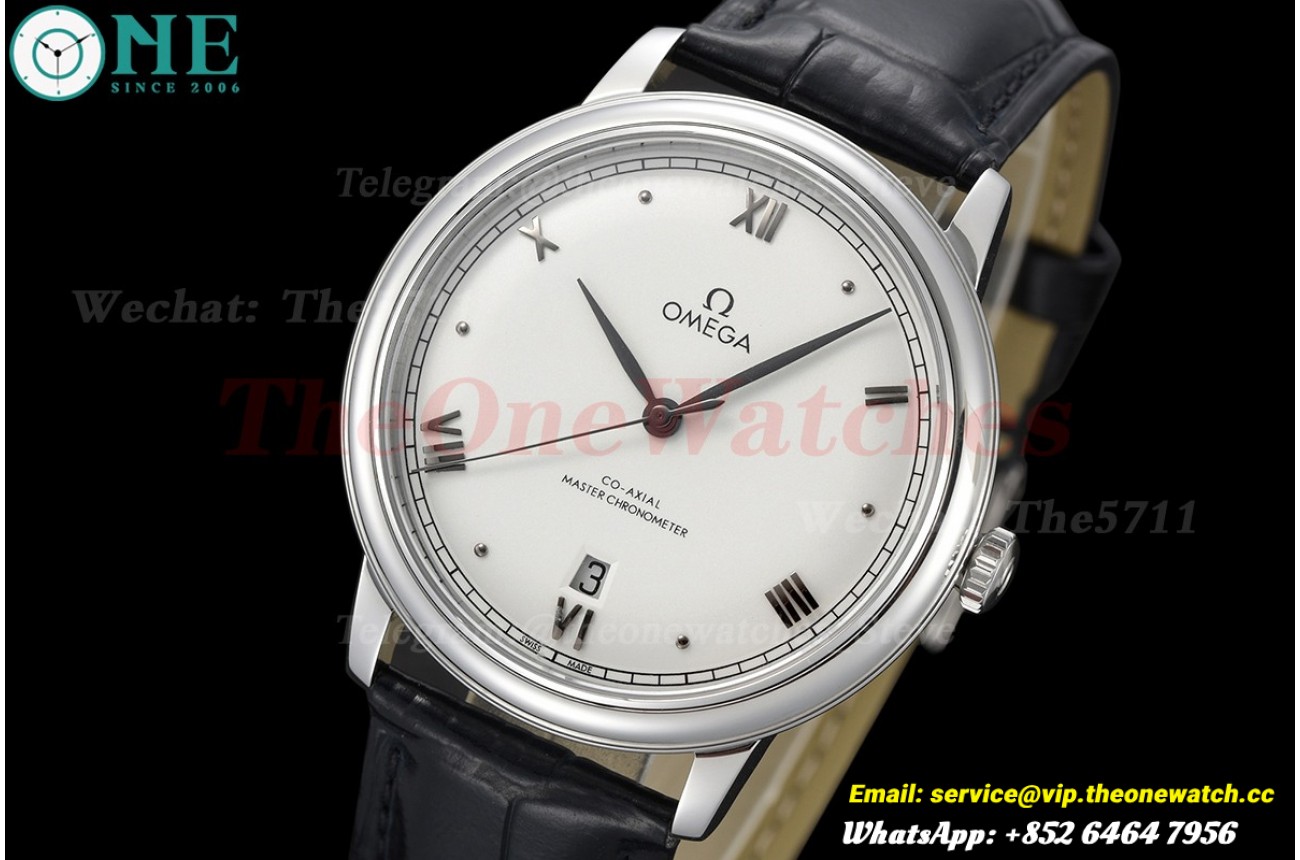 De Ville Prestige Date 40mm SS/LE White Dial BLSF A8800