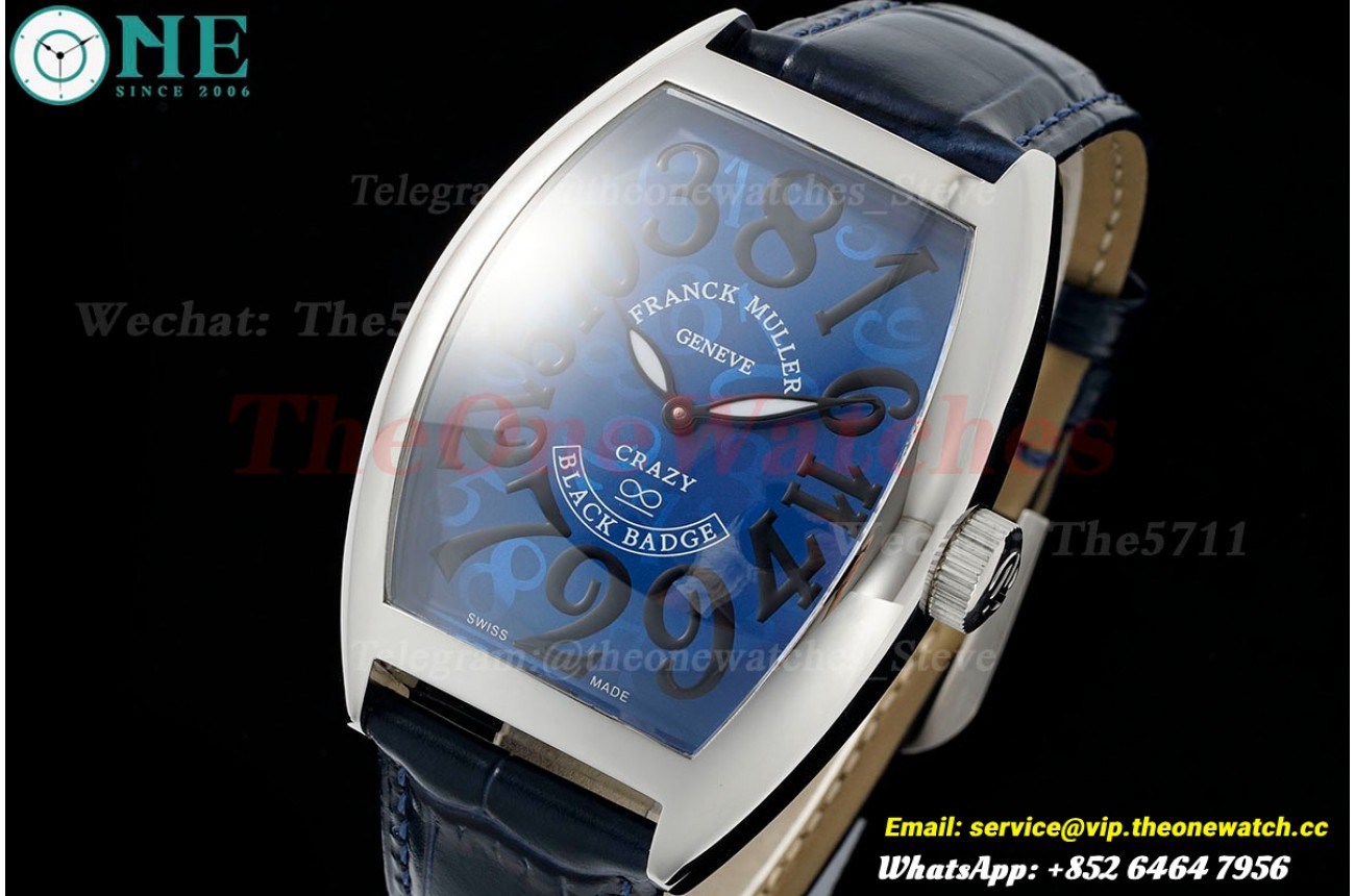 Crazy Hours 40mm SS/LE Blue Dial TWF A23J