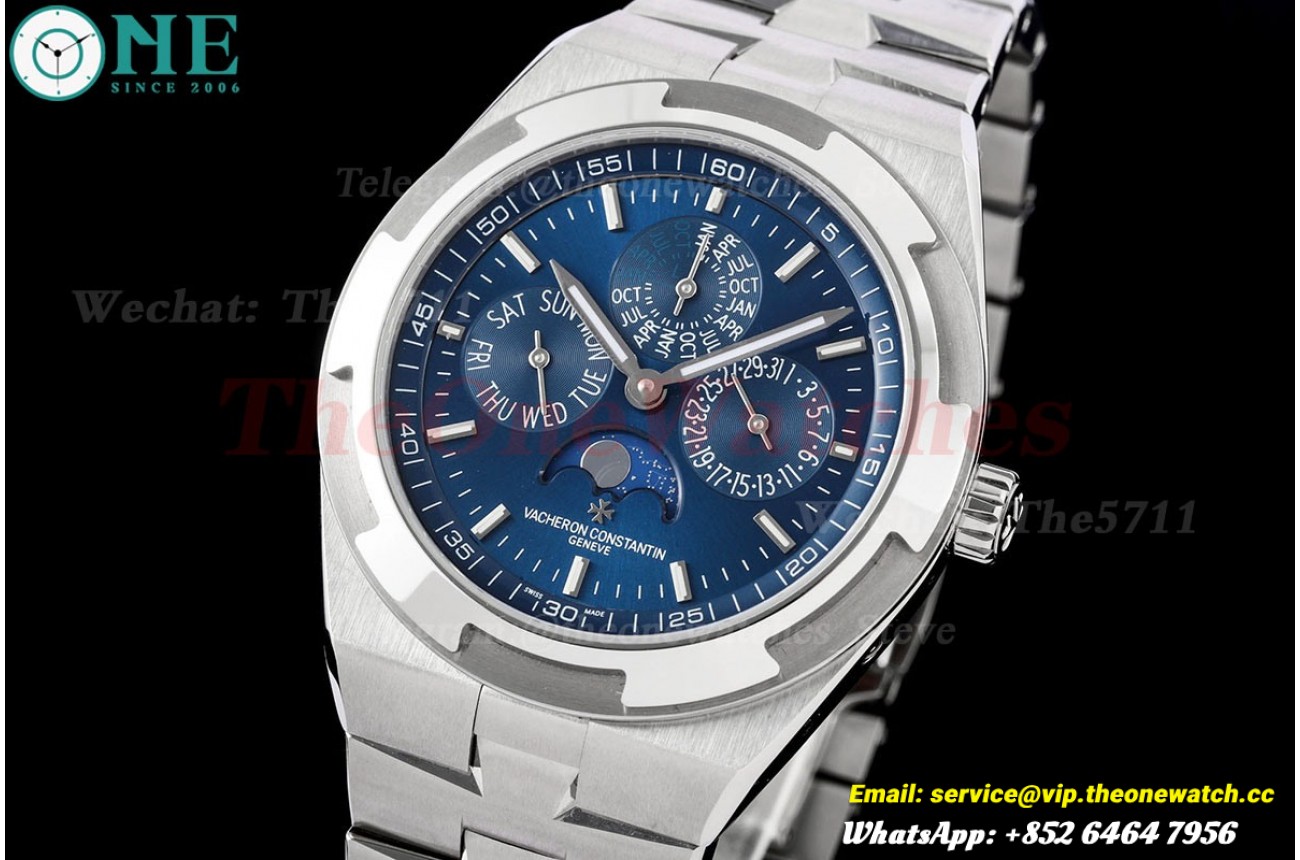 Overseas Perpetual Calendar 4300V SS/SS Blue/Stk 8F A1120
