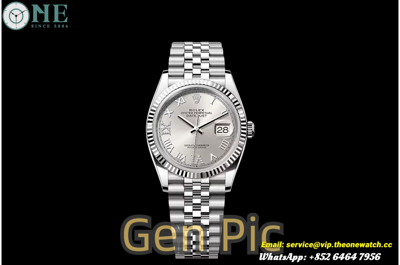 Datejust 126234 36mm Jub SS/SS Grey/Rmn VSF V2 DD3235