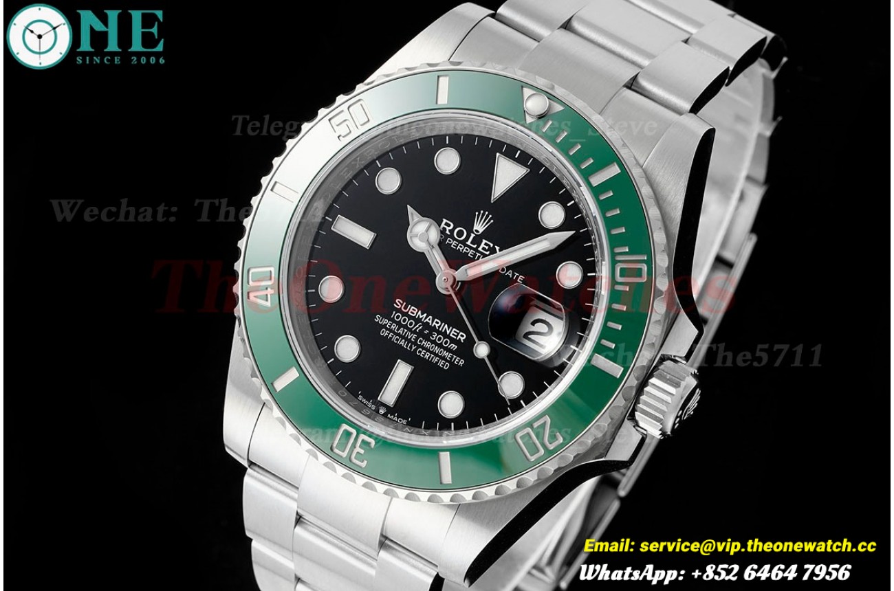 Submariner 126610LV Starbucks 41mm SS/SS Black Dial ARF VR3235