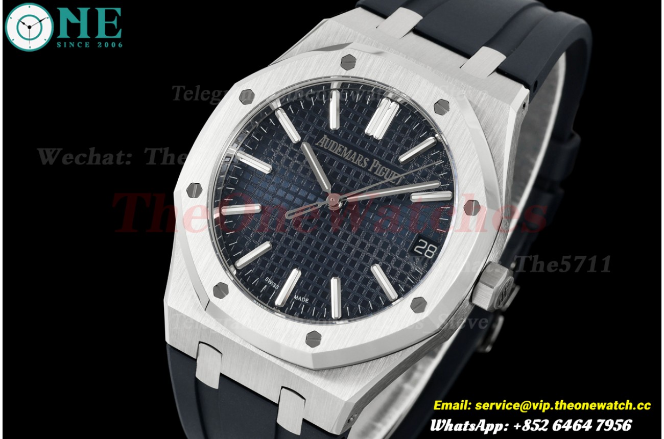 Royal Oak 41mm 15510 SS/RU Blue/Stk DDF DD4302 Super Clone