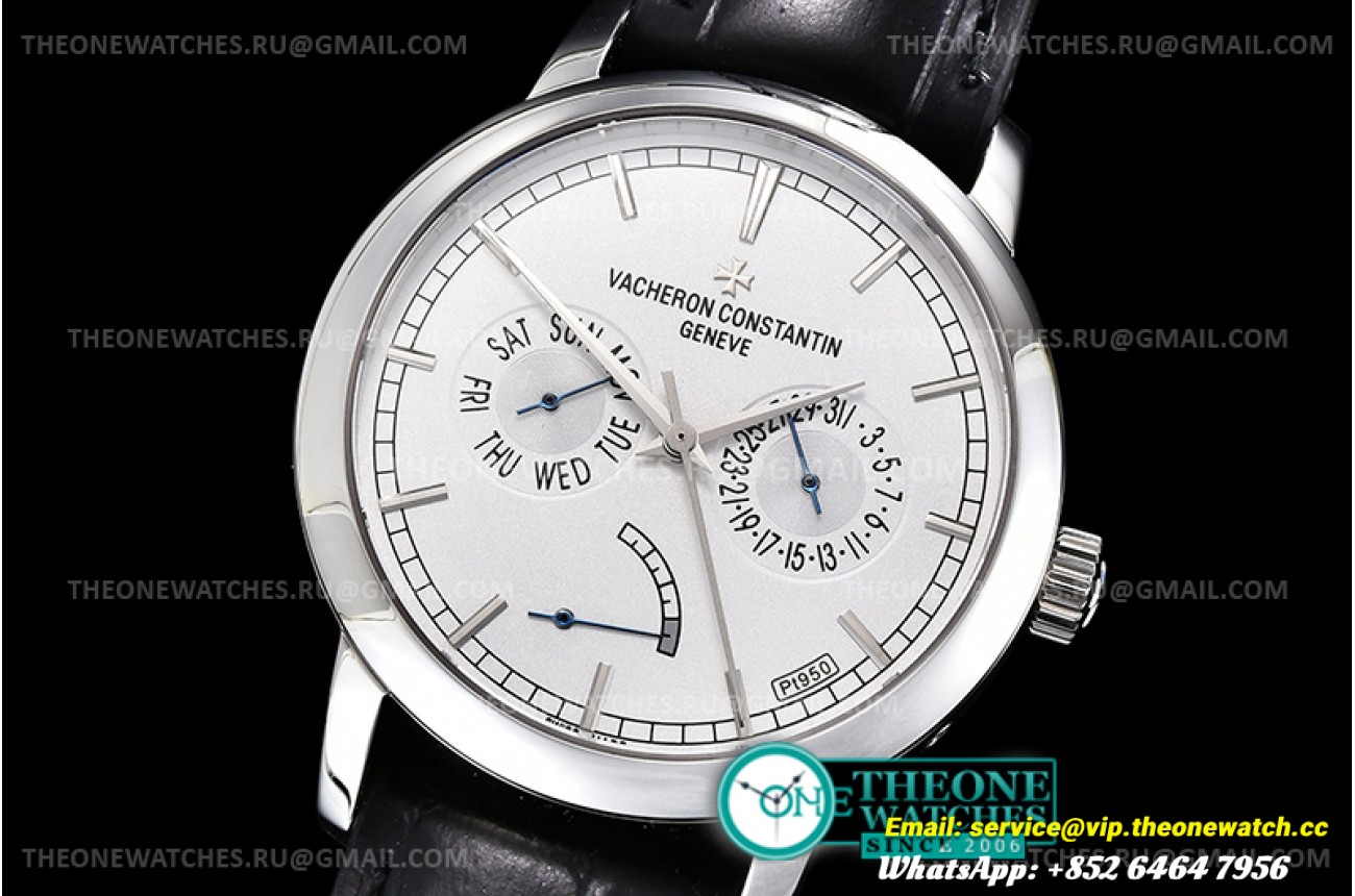 Vacheron Constantin - Traditionnelle Day-Date & Pow Resv SS/LE Wht AIF A2475
