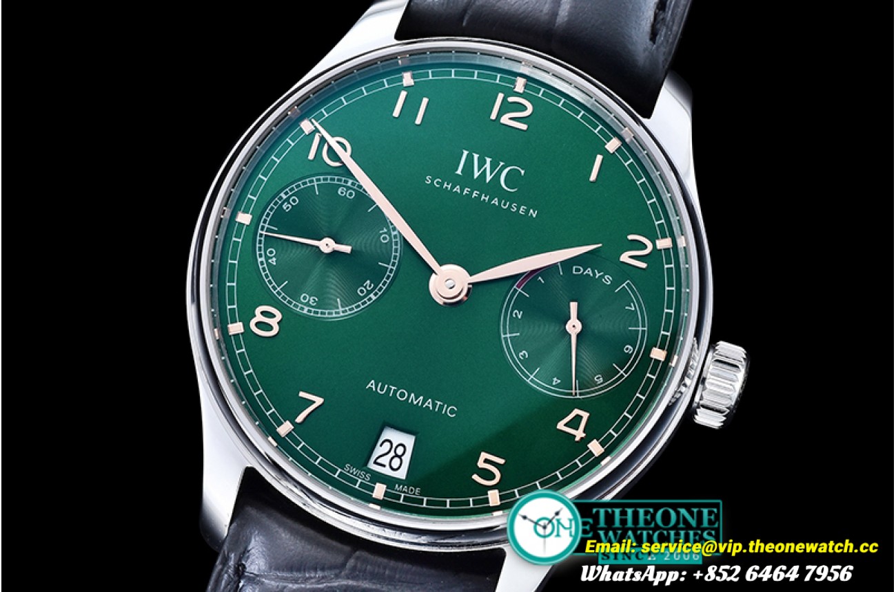 IWC - Portugieser 5007 SS/LE Green/Gold Num ZF A52010 Mod