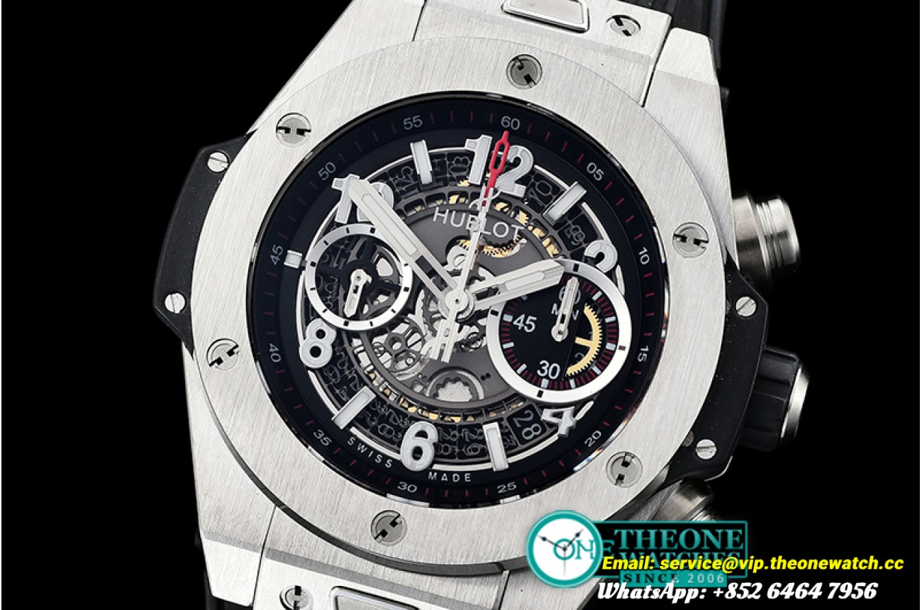 Hublot - Big Bang Unico 45mm SS/SS/RU Grey V2 Asia 7750 Mod