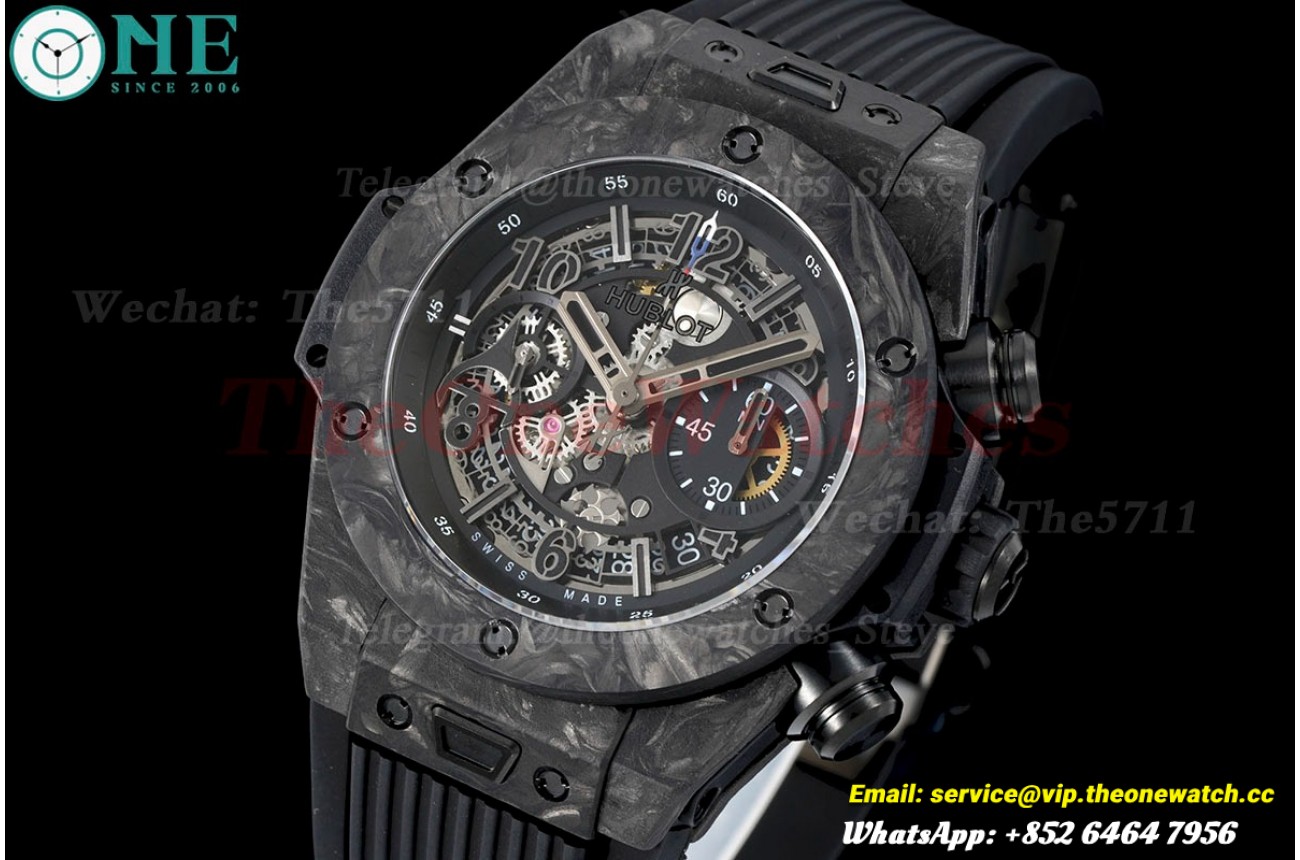 Big Bang Unico 45mm Black Carbon/RU Skeleton/Num TWF A1220