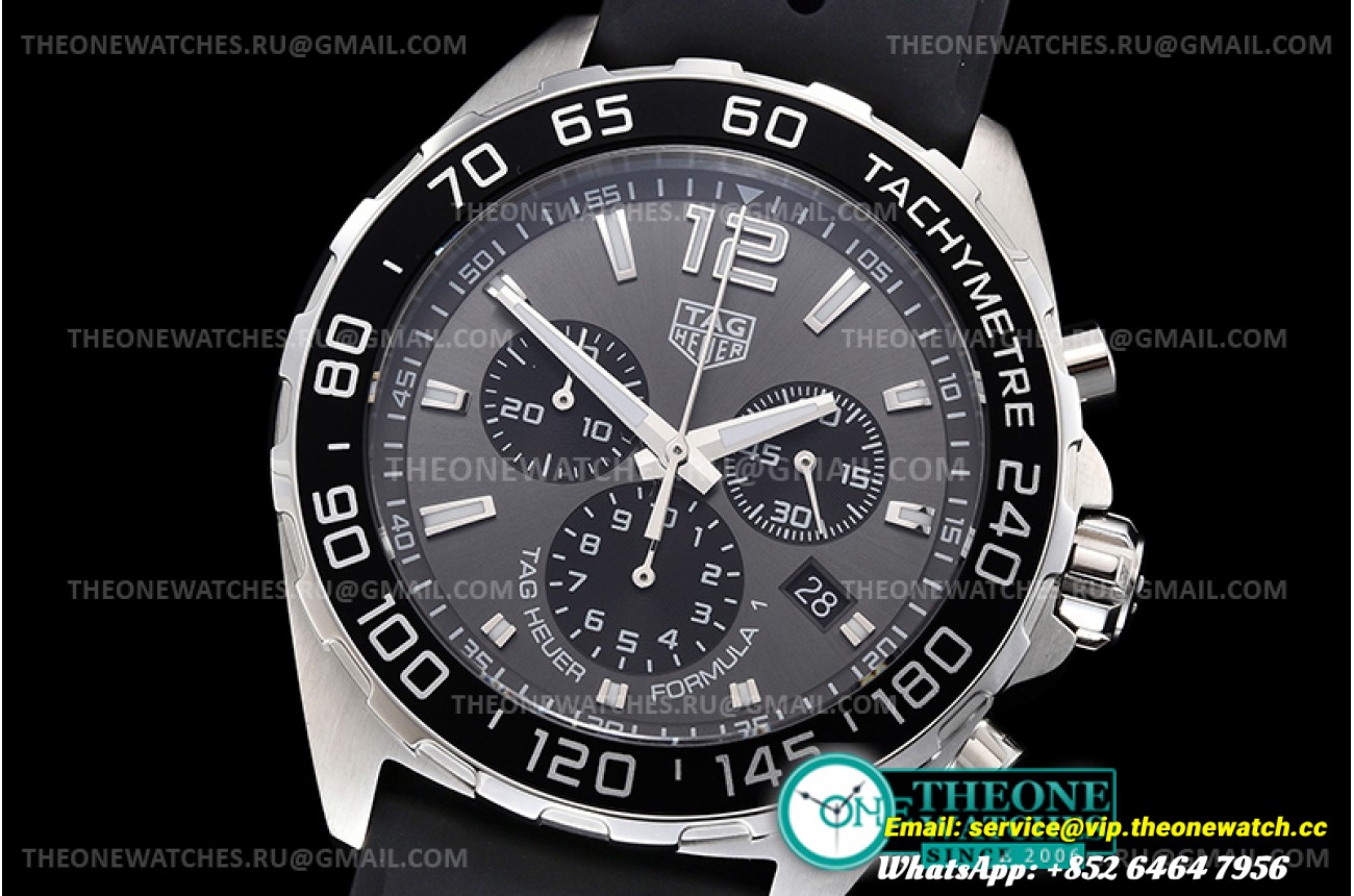 Tag Heuer - Tag F1 Chrono SS/RU Grey XTF Swiss Qtz