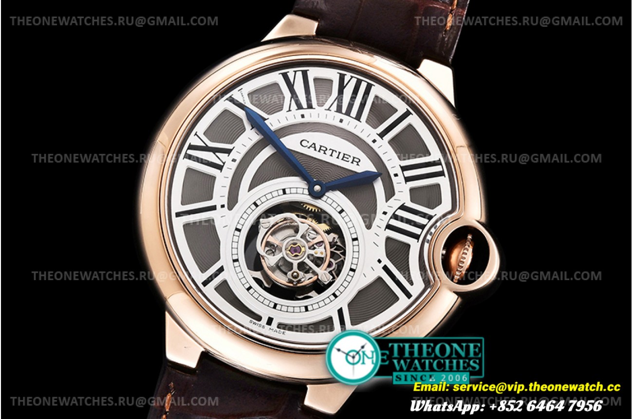 Cartier - Ballon Bleu Tourb RG/LE Grey BBR Asia Tourb