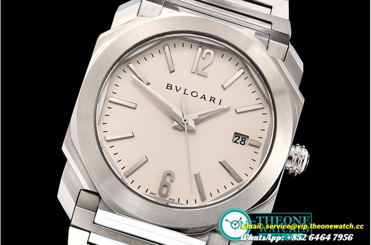 Bvlgari - Octo 41mm Automatic SS/SS White BVF Miyota 9015