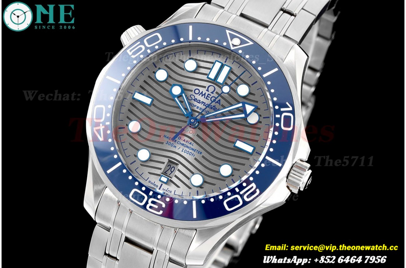 Seamaster 300m 42mm SS/SS Grey Dial JVSF A8800