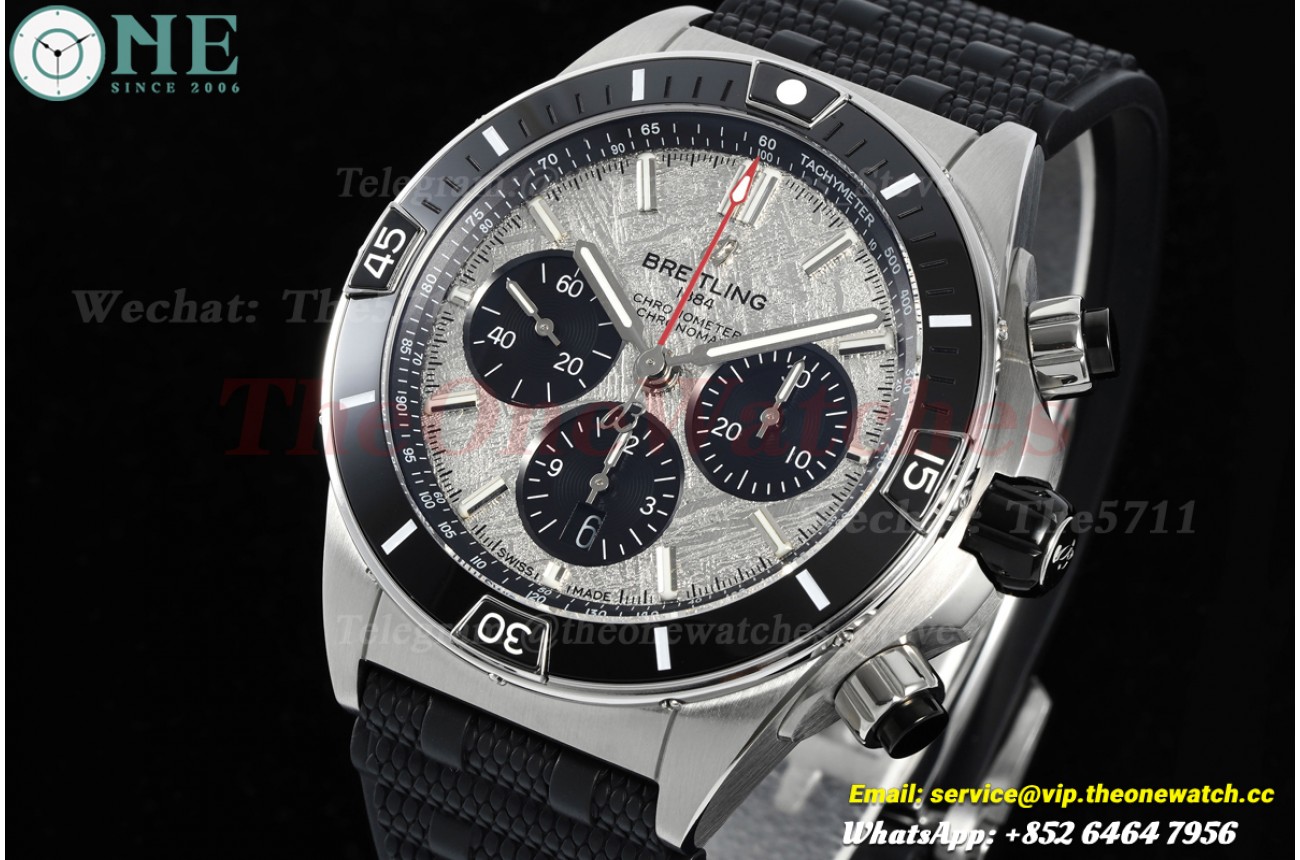 Super Chronomat B01 44MM SS/RU Meteorite/Stk Dial BLF A7750