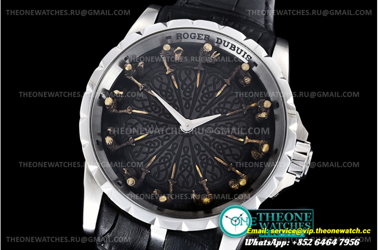 Roger Dubuis - Knights Round Table II SS/LE Blk ZZF V3 Miyota 9015