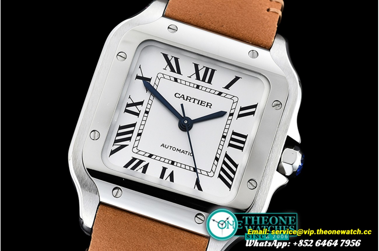 Cartier - Santos De Cartier 35mm SS/LE Wht V6F MY9015
