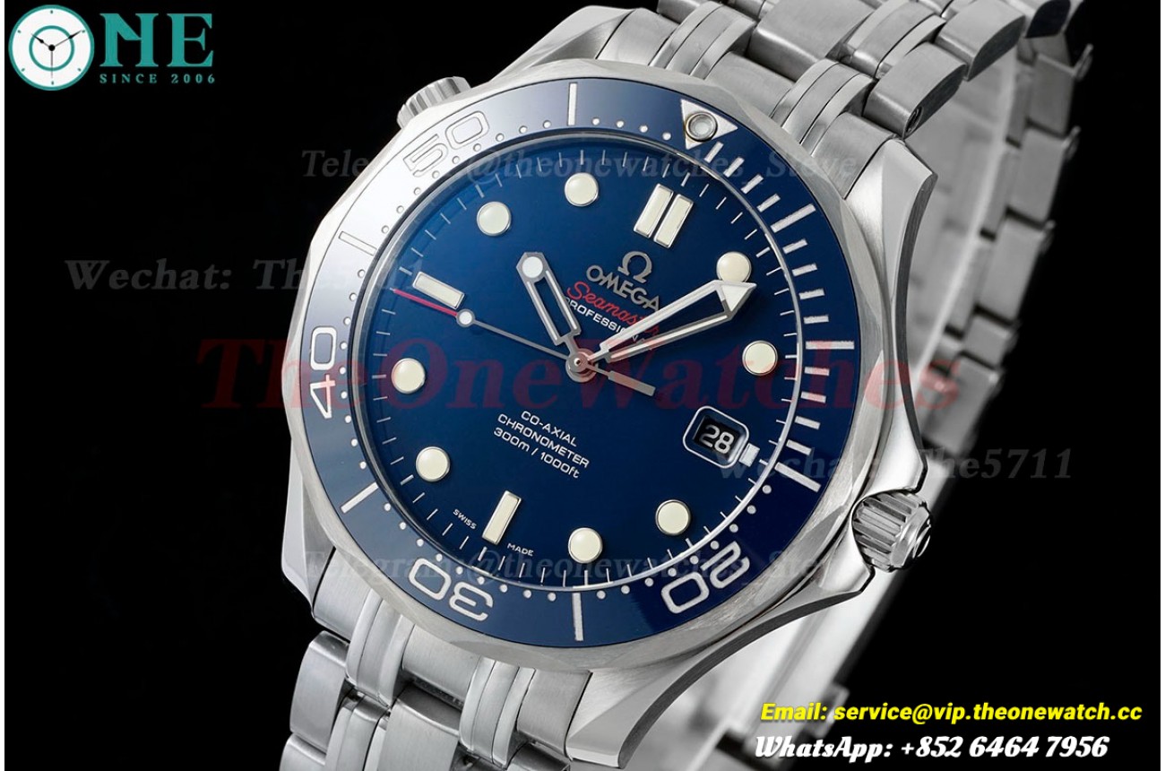 Seamaster 300m 2017 SS/SS Blue Dial OMF A2824