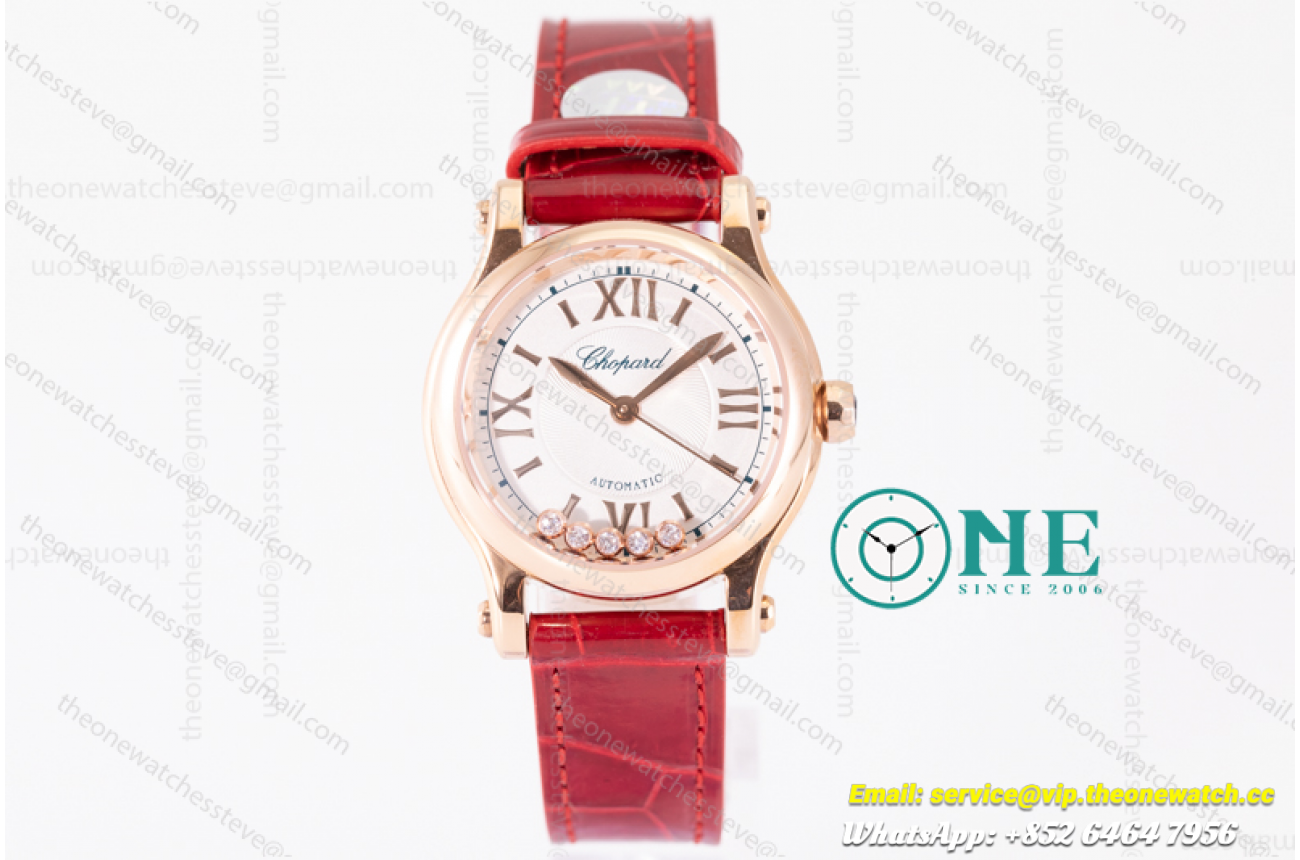 Chopard – Happy Sports 30mm RG/RG/LE White MOP YF A2892