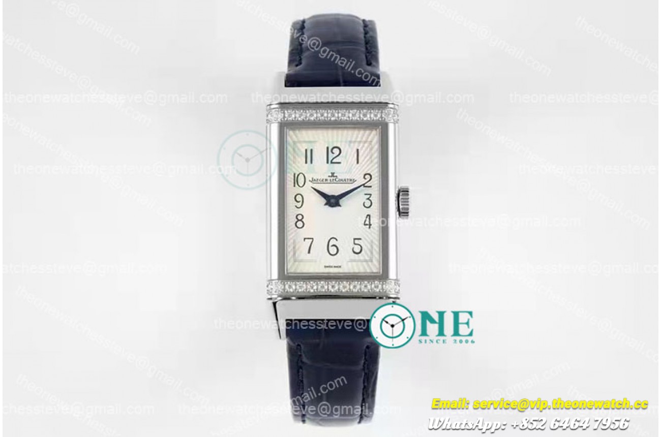 Jaeger Lecoultre - Reverso One Ref 3288420 Dia SS/LE Wht IMF Swiss Qtz