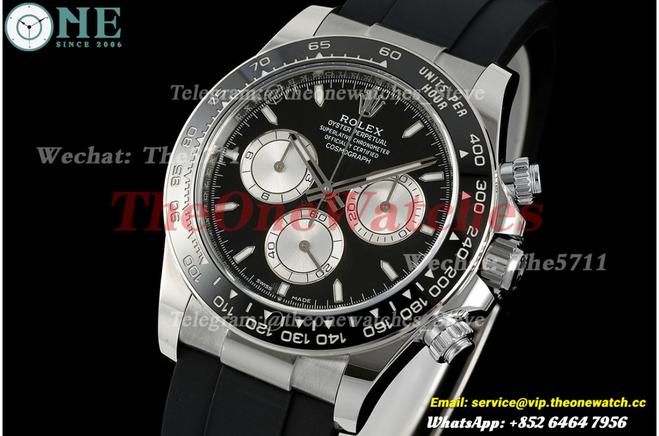 Daytona 126519 40mm Wrapped SS/RU Black/Stk ERF JH4131 (Weighted Approx.160g) (Free Sprung)